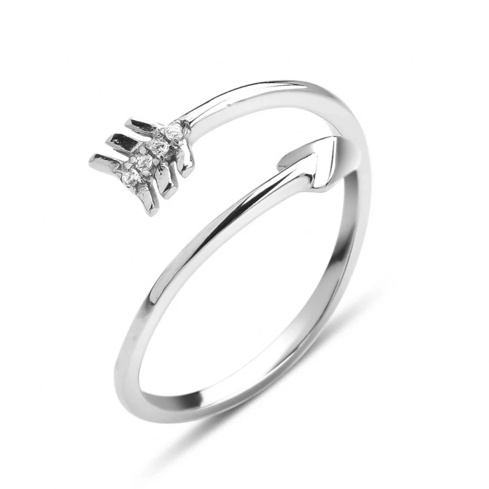 Gümüş Eros Ok Yüzük