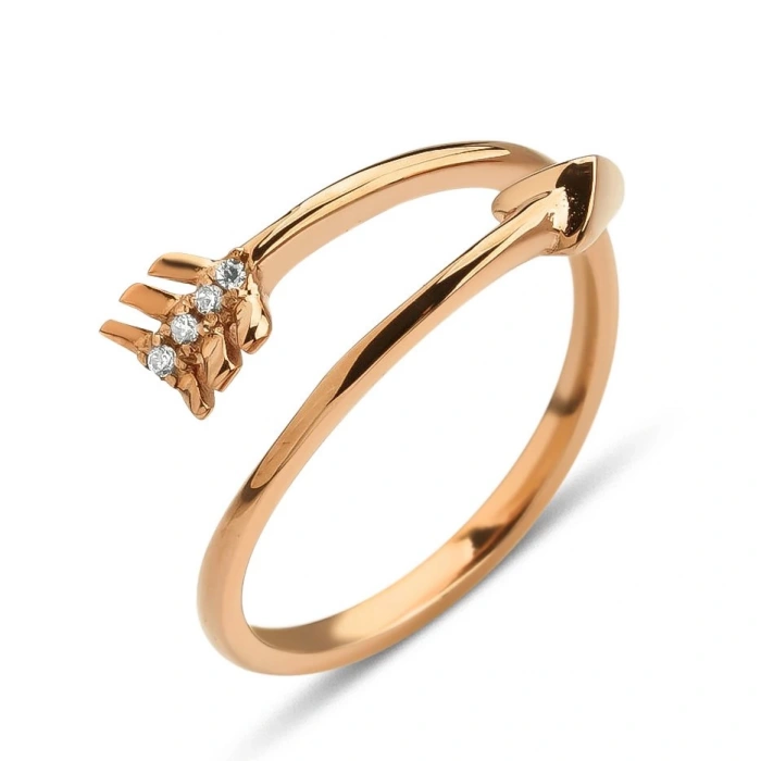 Gümüş Eros Ok Yüzük