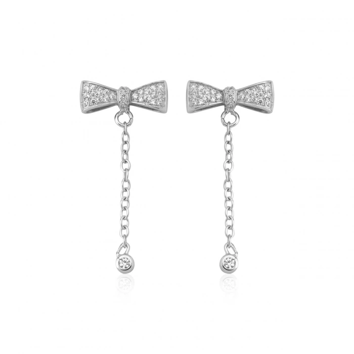 Gümüş Fiyonk Küpe