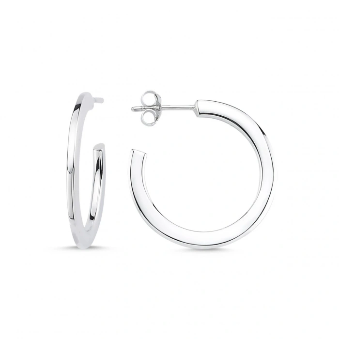 Gümüş Halka Küpe