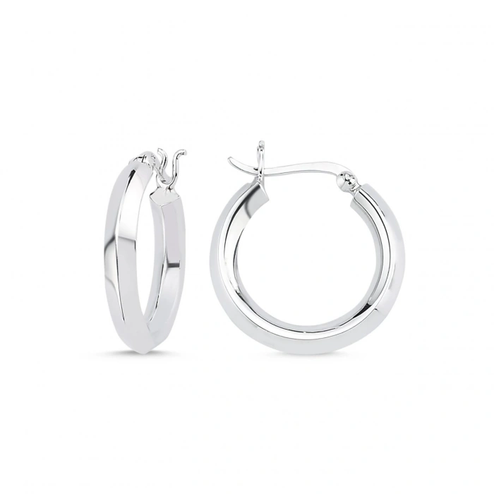 Gümüş Halka Küpe