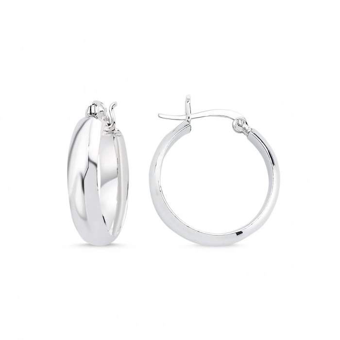 Gümüş Halka Küpe