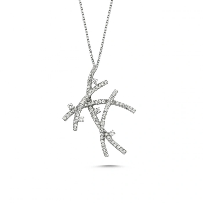 Gümüş Hayat Ağacı Kolye