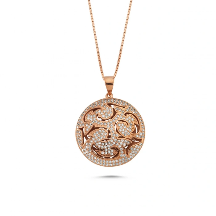 Gümüş Hayat Çarkı Kolye