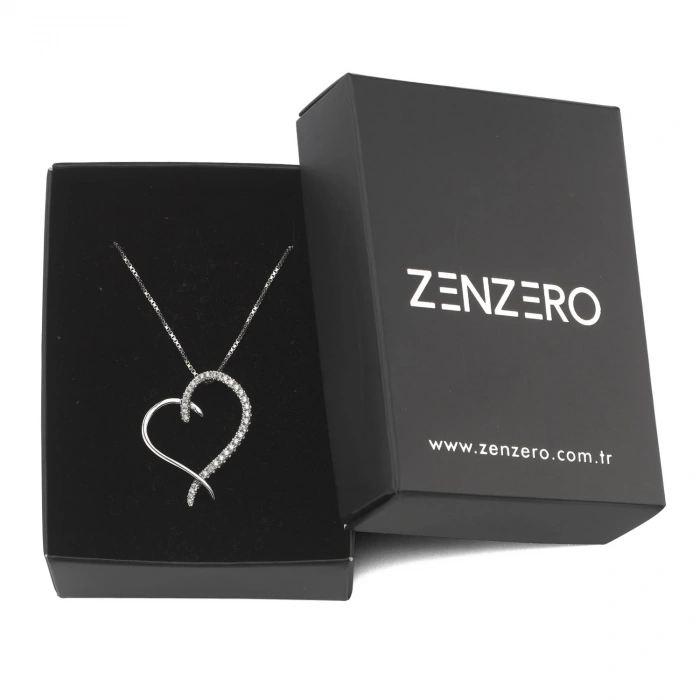 Gümüş Kalp Kolye