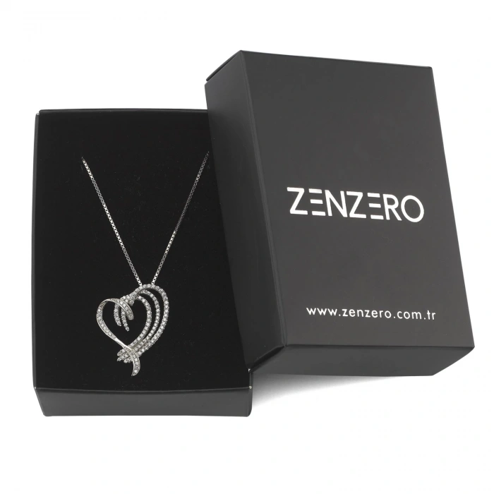 Gümüş Kalp Kolye