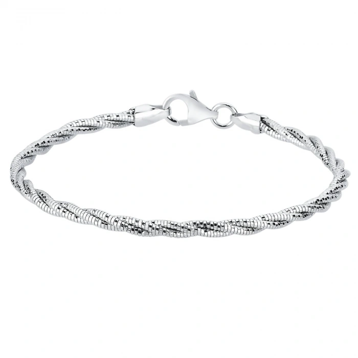 Gümüş Kleopatra İnce Bileklik