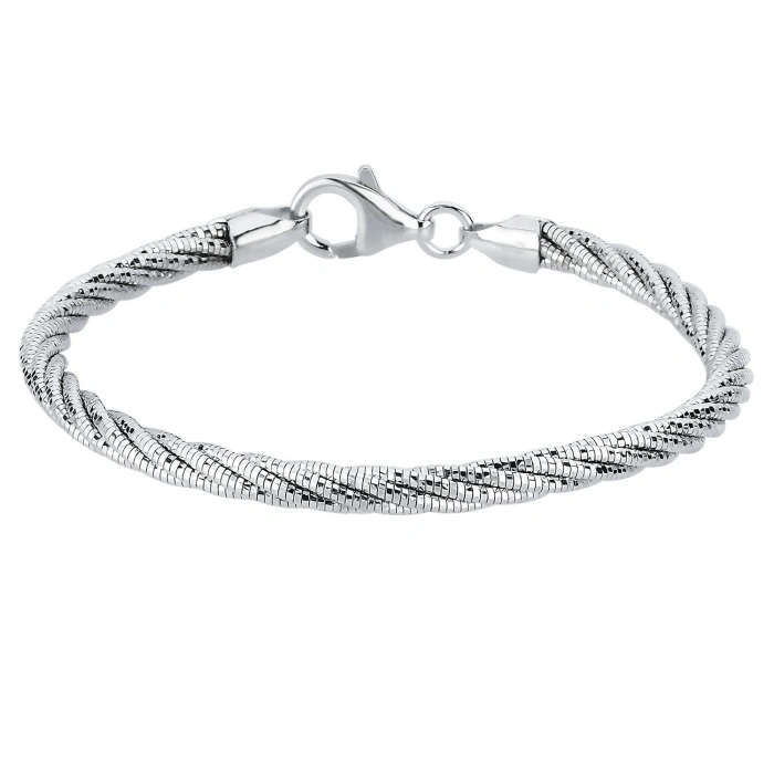 Gümüş Kleopatra Kalın Bileklik