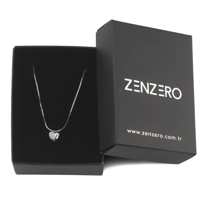 Gümüş Minik Kalp Kolye