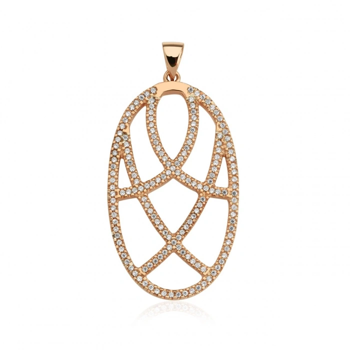 Gümüş Mona Taşlı Kolye