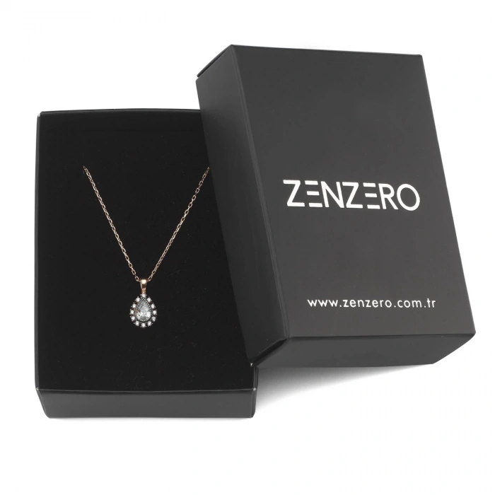 Gümüş Otantik Damla Kolye