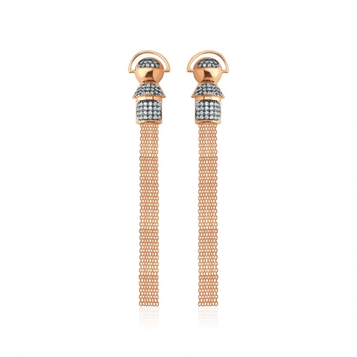 Gümüş Otantik Taşlı Küpe