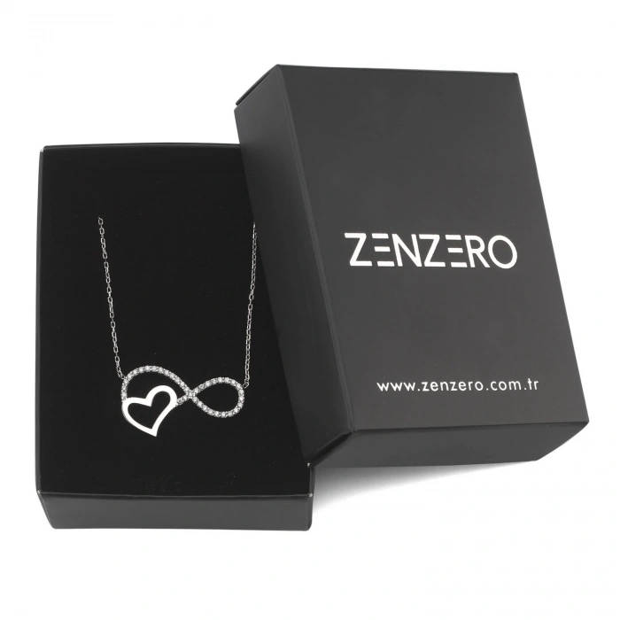 Gümüş Sonsuz Aşk Kolyesi