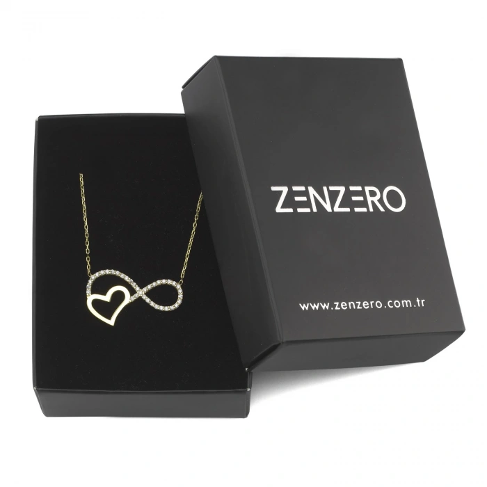 Gümüş Sonsuz Aşk Kolyesi