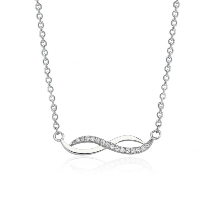 Gümüş Sonsuzluk Kolye
