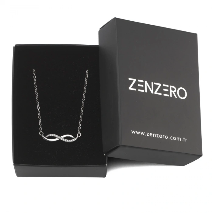 Gümüş Sonsuzluk Kolye