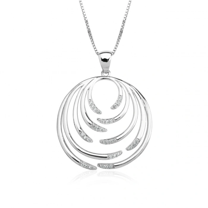 Gümüş Spiral Kolye