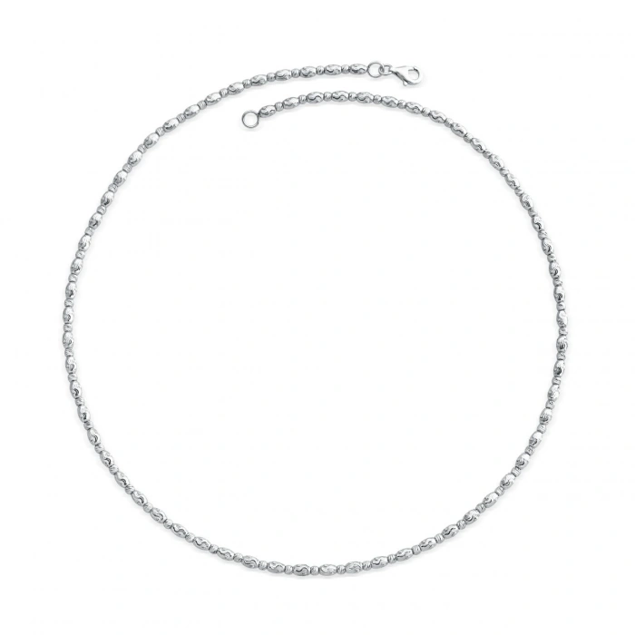 Gümüş Tesbih Modeli Kolye