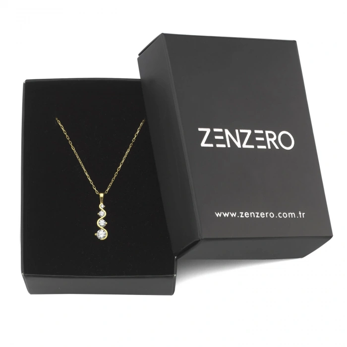 Gümüş Tria Aşk Kolye