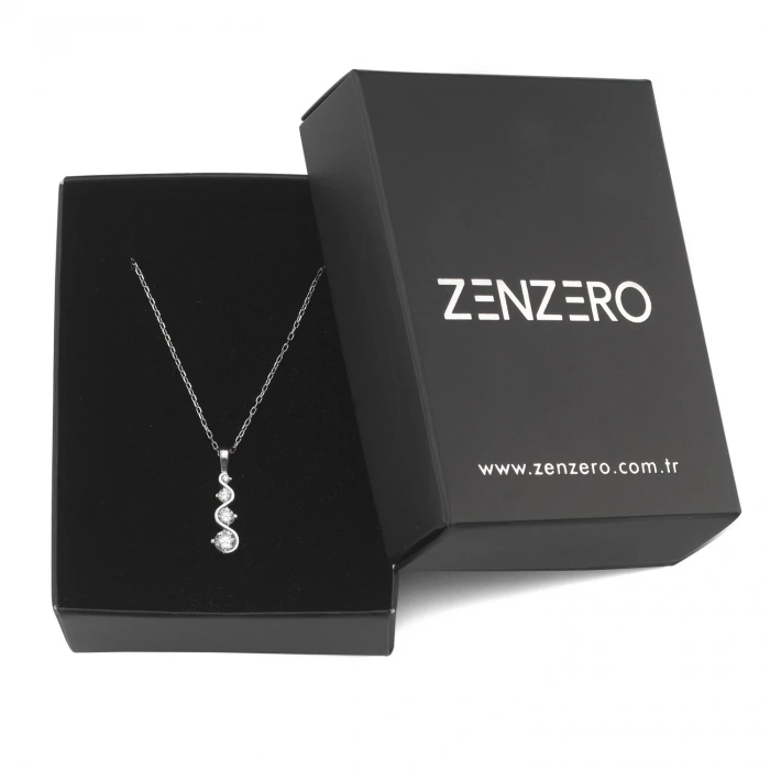 Gümüş Tria Aşk Kolye