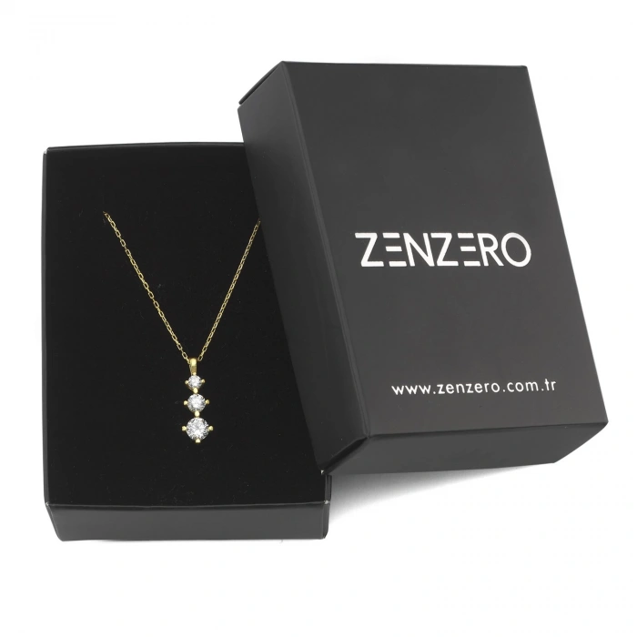 Gümüş Tria Sevgi Kolye