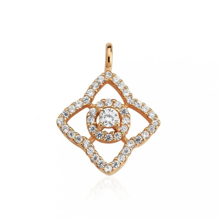 Gümüş Yonca Kolye