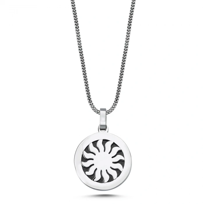 Güneş  Çelik Kolye