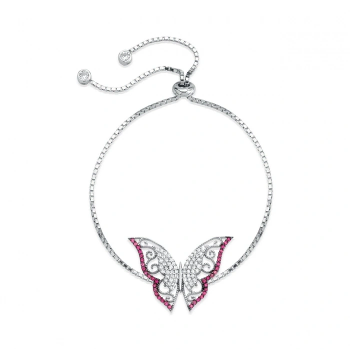Kelebek Bileklik Gümüş