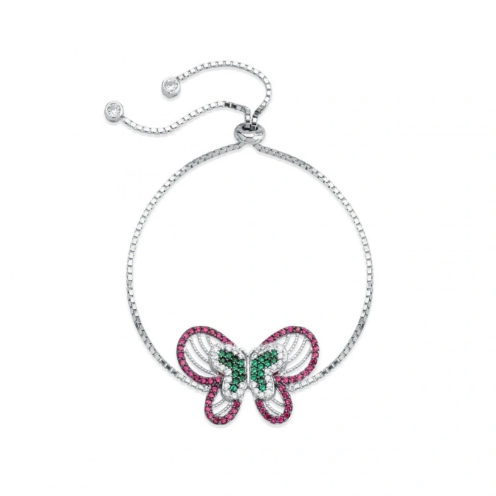 Kelebek Bileklik Gümüş