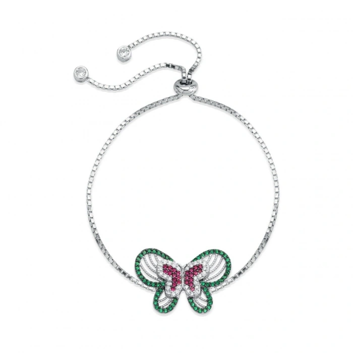 Kelebek Bileklik Gümüş