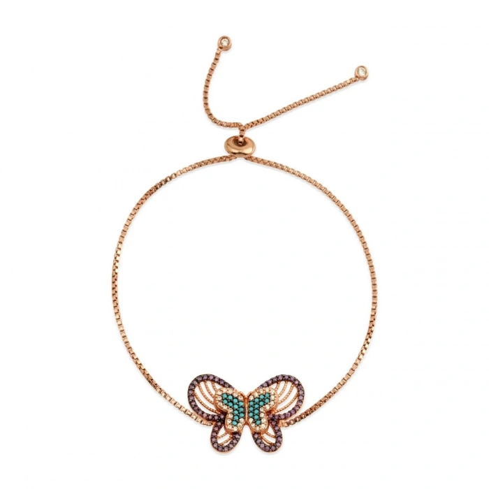 Kelebek Bileklik Rose