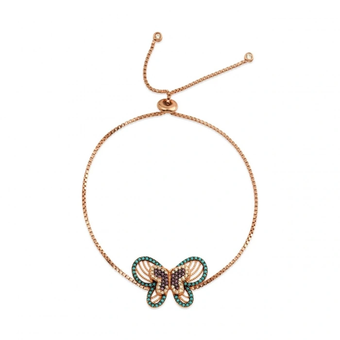 Kelebek Bileklik Rose