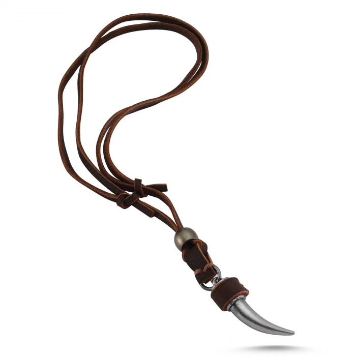 Kurt Dişi Çelik Kolye