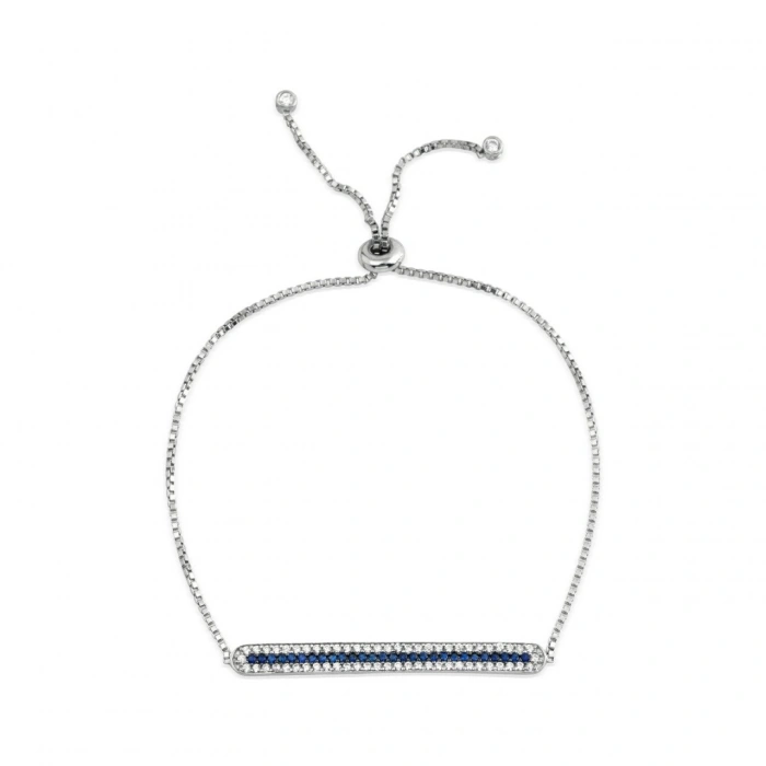 Sıralı Gümüş Bileklik Gümüş