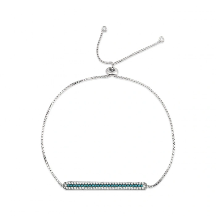 Sıralı Gümüş Bileklik Gümüş