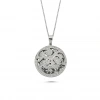 Gümüş Hayat Çarkı kolye