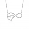 Gümüş Sonsuz Aşk Kolyesi