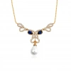 Pırlanta Montürlü Rose İnci Gerdanlık