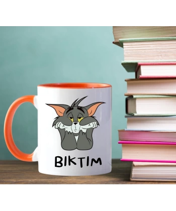 Bıktım Temalı Mood Hediye Kupa Bardak