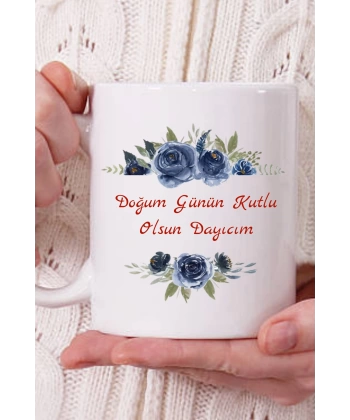Doğum Günü Temalı Dayıya Hediye Kupa Bardak