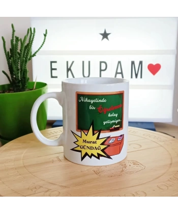 Sınıf Öğretmeni İçin Öğretmene Hediye Kupa Bardak