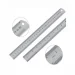 30cm ( 12 inch ) - Çift Taraflı Paslanmaz Çelik Metal Cetvel - Kalınlık 1mm