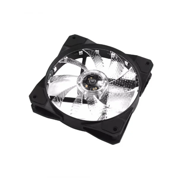 12Cm Kasa Fanı 3D 15 Led Rgb Soğutucu Fan Sessiz Renkli Işıklı