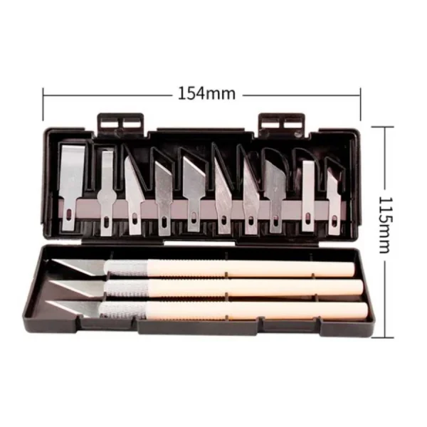 13 Parça Hassas Neşter Bıçak Seti