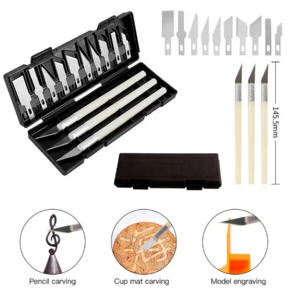 13 Parça Hassas Neşter Bıçak Seti