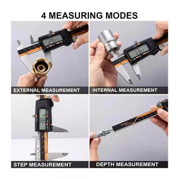 150 x 0.01 mm Dijital Paslanmaz Çelik Elektronik Hassas Kumpas