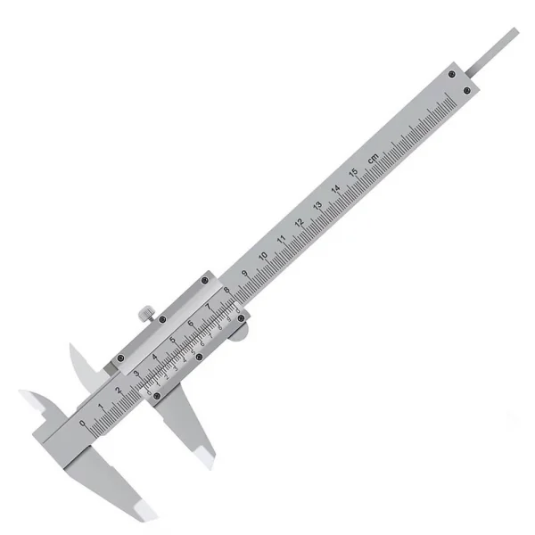 150mm / 0.02mm Paslanmaz Çelik Mekanik Kumpas - Sürgülü Manuel Kumpas