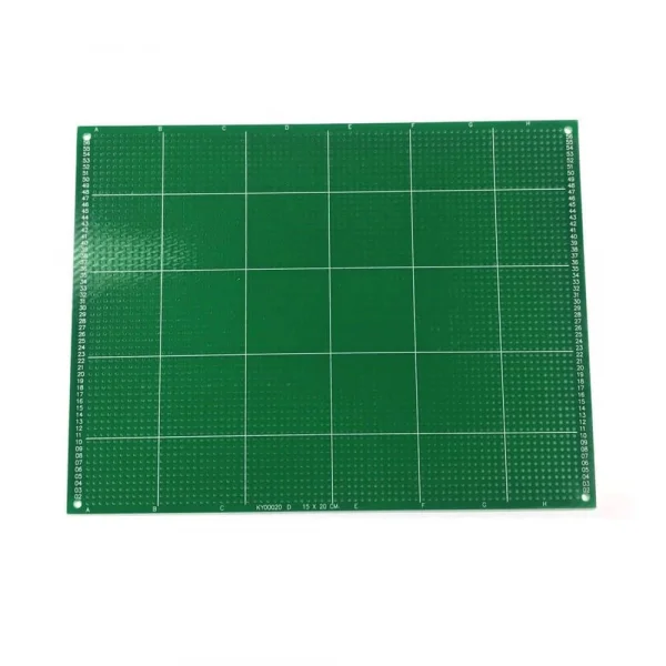 15x20cm Proto Pcb Tek Taraflı Delikli Pertinaks Prototip Deney Kartı Delikli Plaket Pertenak