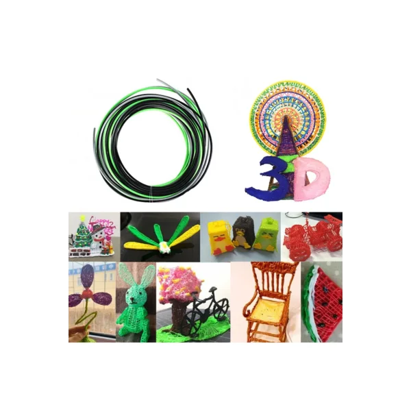 30 Renk 10 Metre 3D Kalem Pla Filament-300 Metre-3D Pen Filamenti