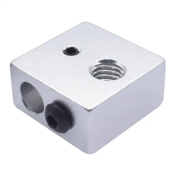 3D Yazıcı MK8 Isıtıcı Blok Baskı Kafası 20x20x10mm Alüminyum Blok